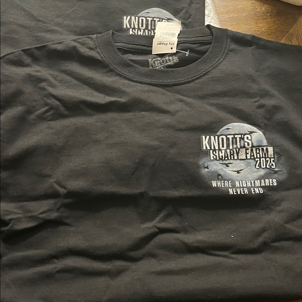 Knott's Scary Farm 2025 Black T-Shirt